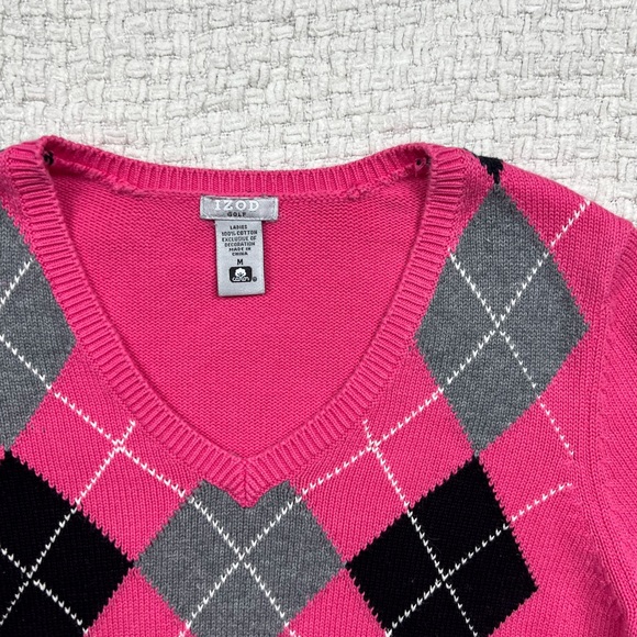 Vintage Argyle Knit Sweater - Picture 2 of 6